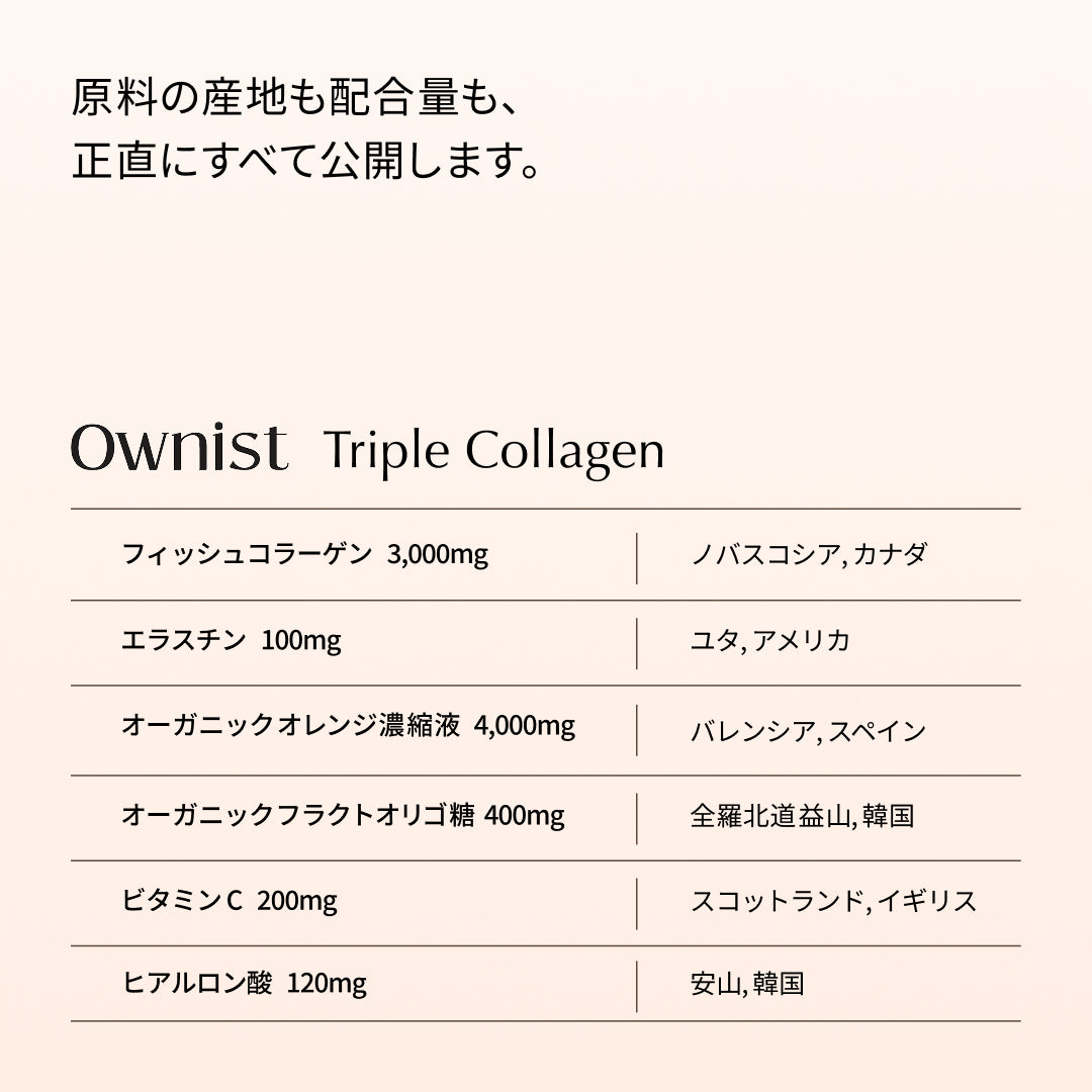 トリプルコラーゲン オレンジ