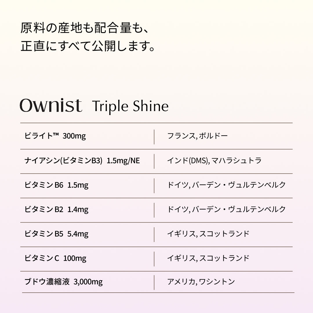 トリプルシャイン グレープ